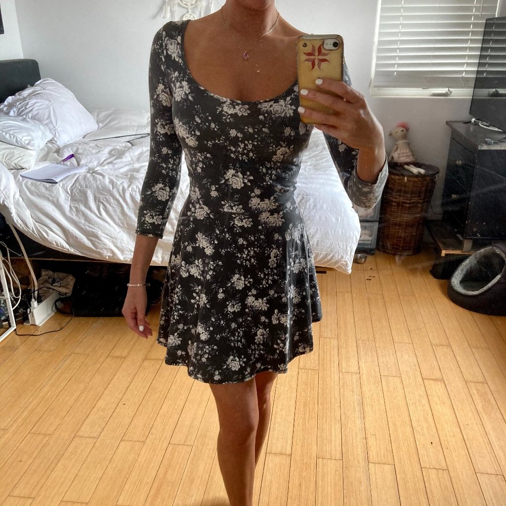 American Eagle Outfitters Charcoal Grey dress XS